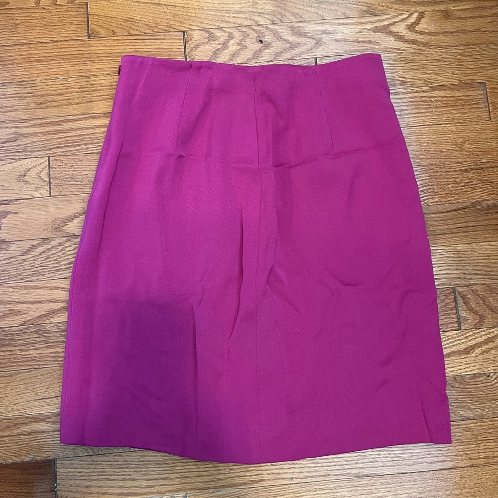 Ralph Lauren magenta pencil skirt